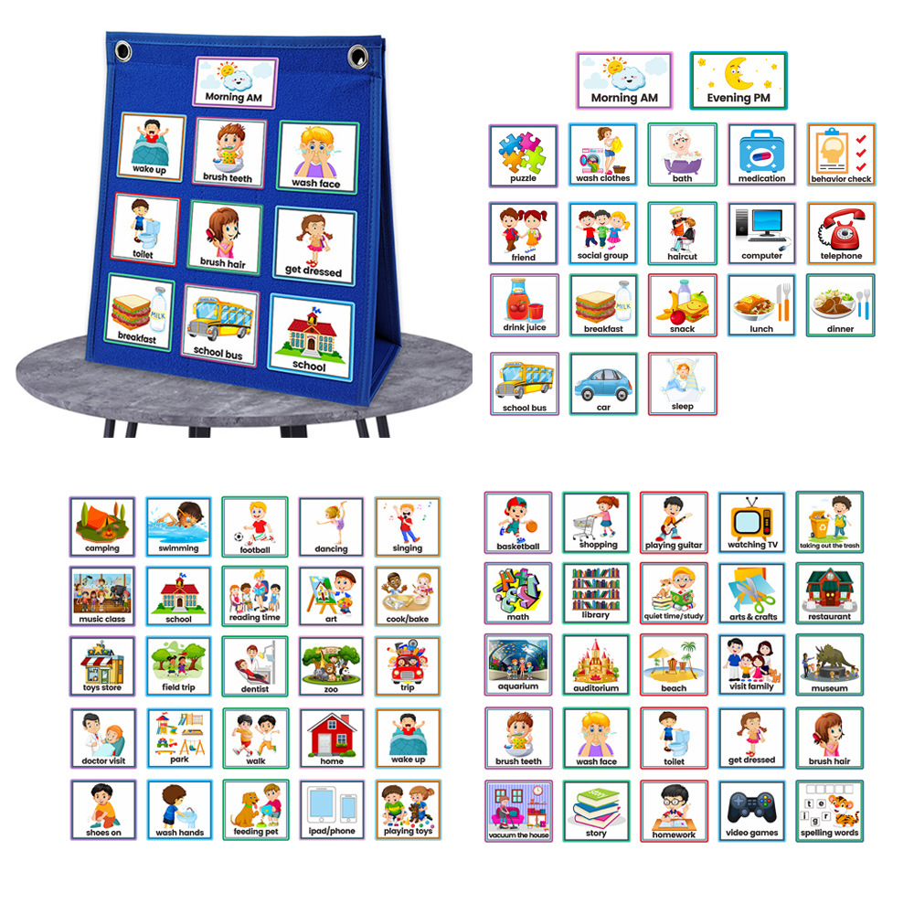 Home Improvement Kids - New Arrival Double-sided Self-standing Foladble Desktop