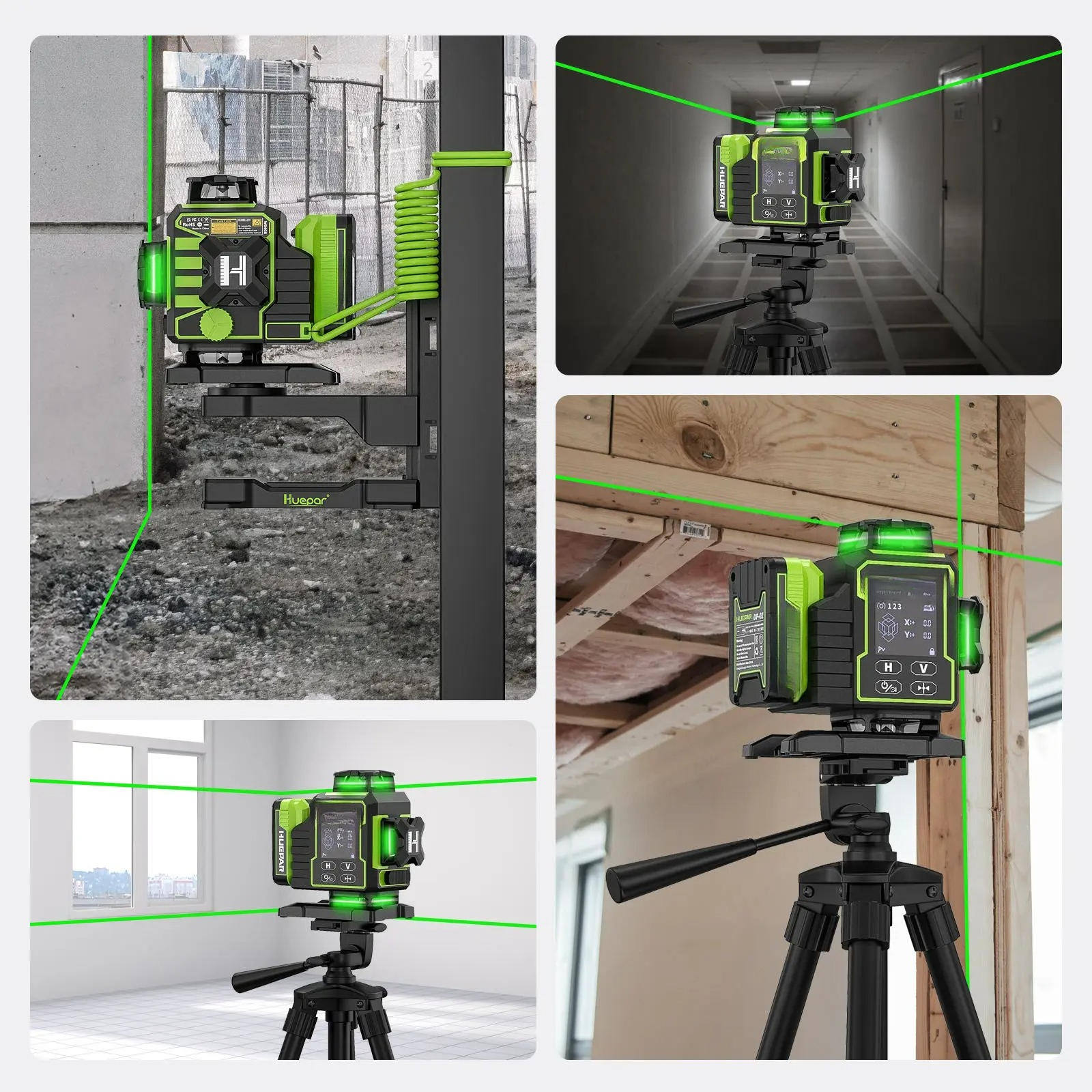 Level Laser Line - W04CG 4D 16 Lines green beam