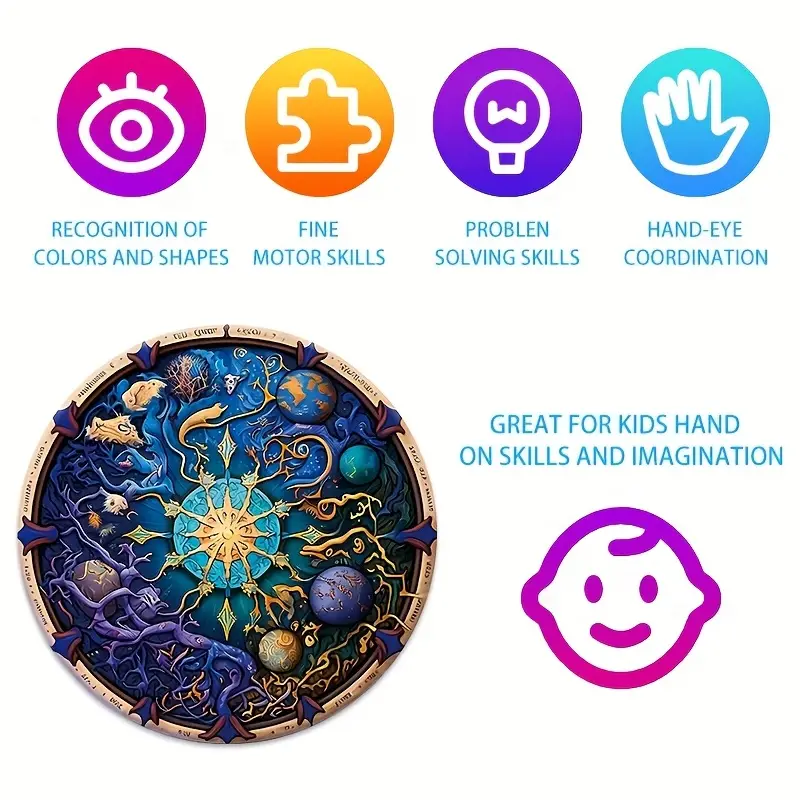 Wooden Jigsaw Puzzles for Adul - Home Improvement Kids บทวิจารณ์และราคา
