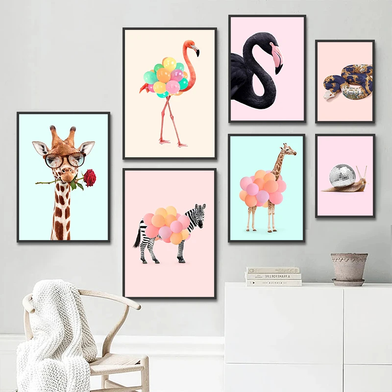 Funny Fashion Giraffe Zebra Fl - Home Improvement Kids บทวิจารณ์และราคา