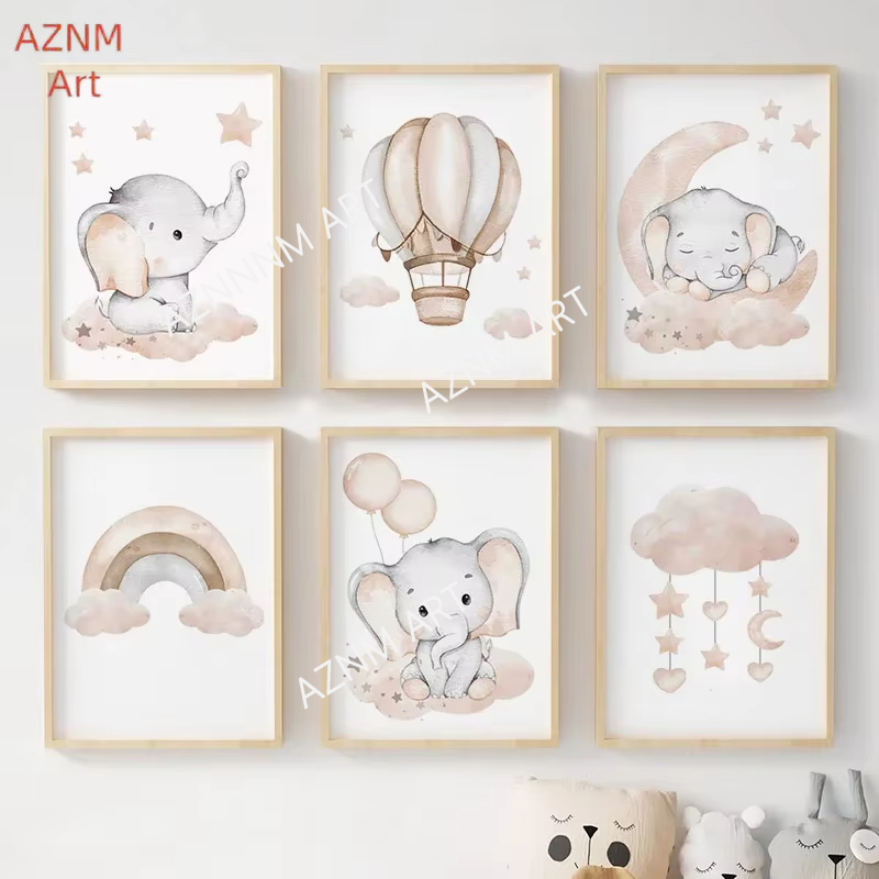 Elephant Balloon Rainbow Moon  - Home Improvement Kids บทวิจารณ์และราคา