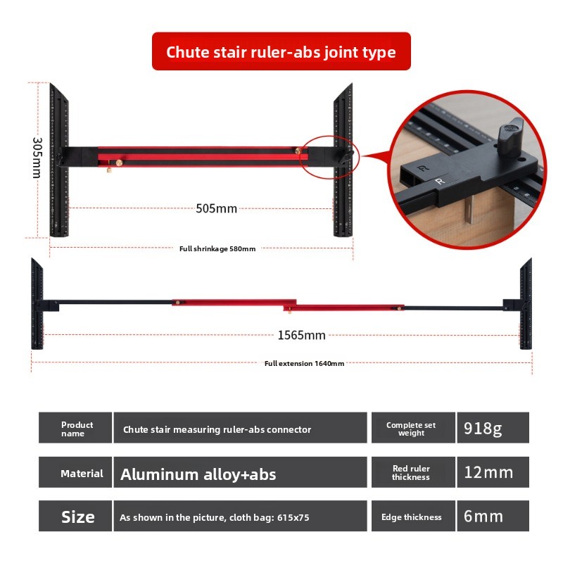 Aluminum Alloy Stair Ruler,Hig - Home Improvement Us บทวิจารณ์และราคา