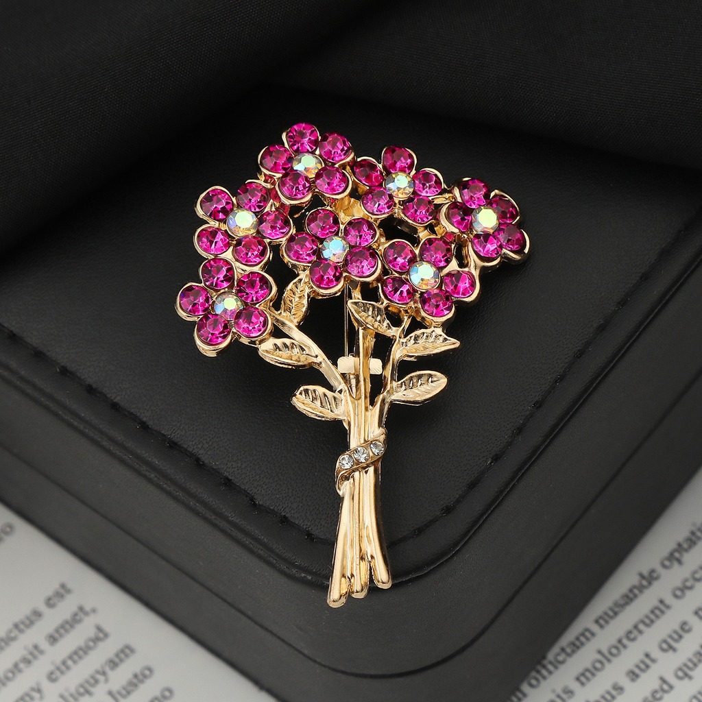 Fuchsia Rhinestone Brooch Roma - Home Improvement Store บทวิจารณ์และราคา