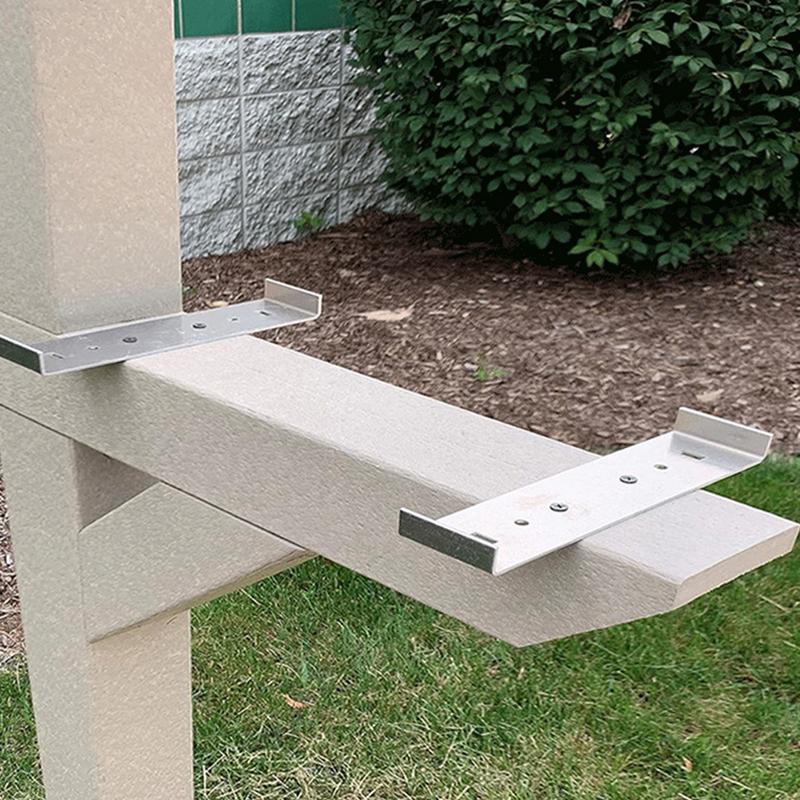 Mailbox Post Kit 2 Pieces Alum - Home Improvement Us บทวิจารณ์และราคา