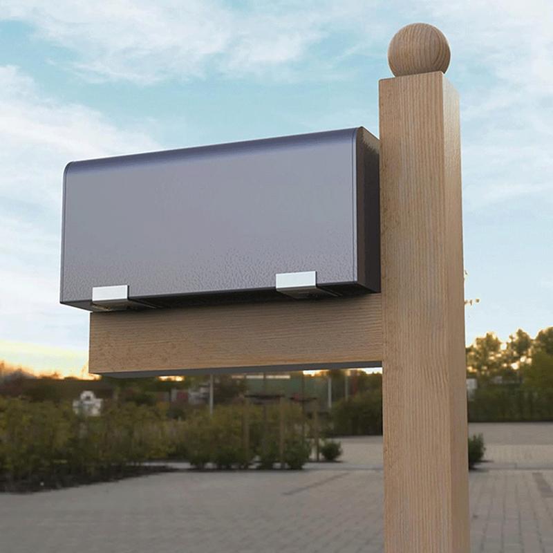Mailbox Post Kit 2 Pieces Alum - Home Improvement Us บทวิจารณ์และราคา