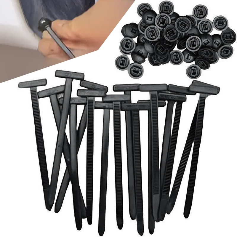 Nylon No-Drill Cable Ties Fast - Home Improvement Us บทวิจารณ์และราคา