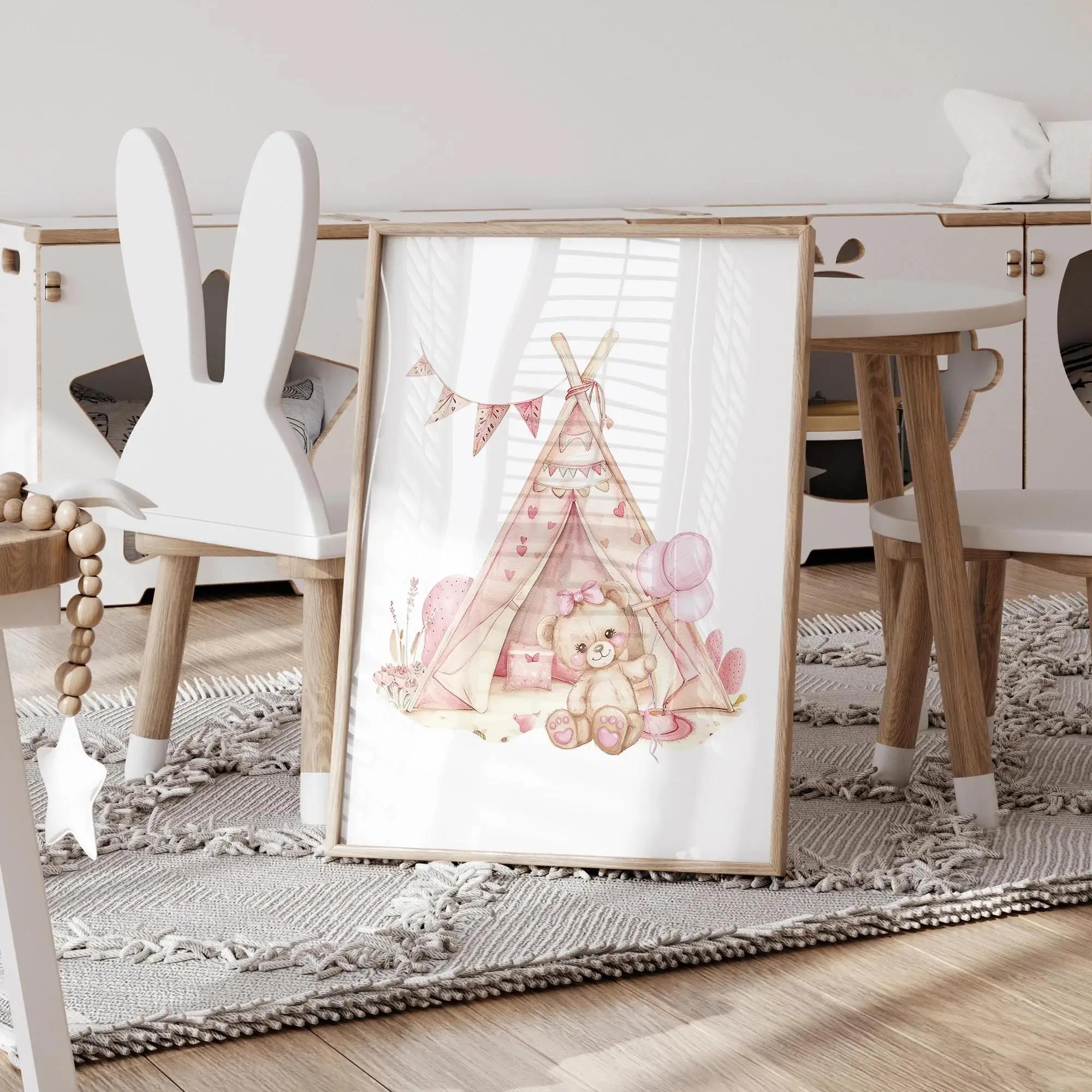 Pink Dream Bear Carousel Tent  - Home Improvement Kids บทวิจารณ์และราคา