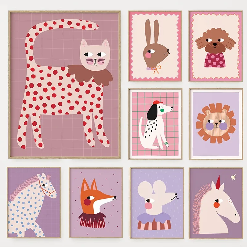 Cartoon Cute Animals Illustrat - Home Improvement Kids บทวิจารณ์และราคา