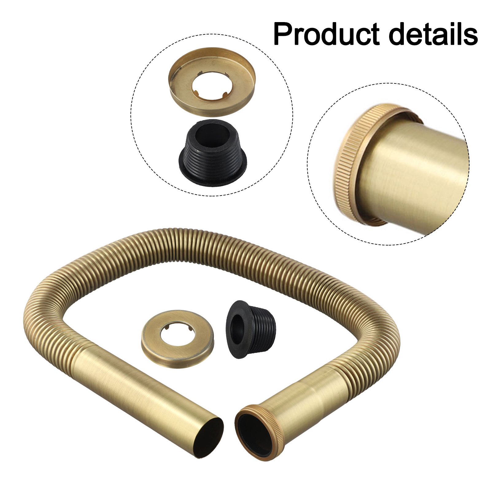 1pc Flexible Hose Brass Hose S - Home Improvement Us บทวิจารณ์และราคา