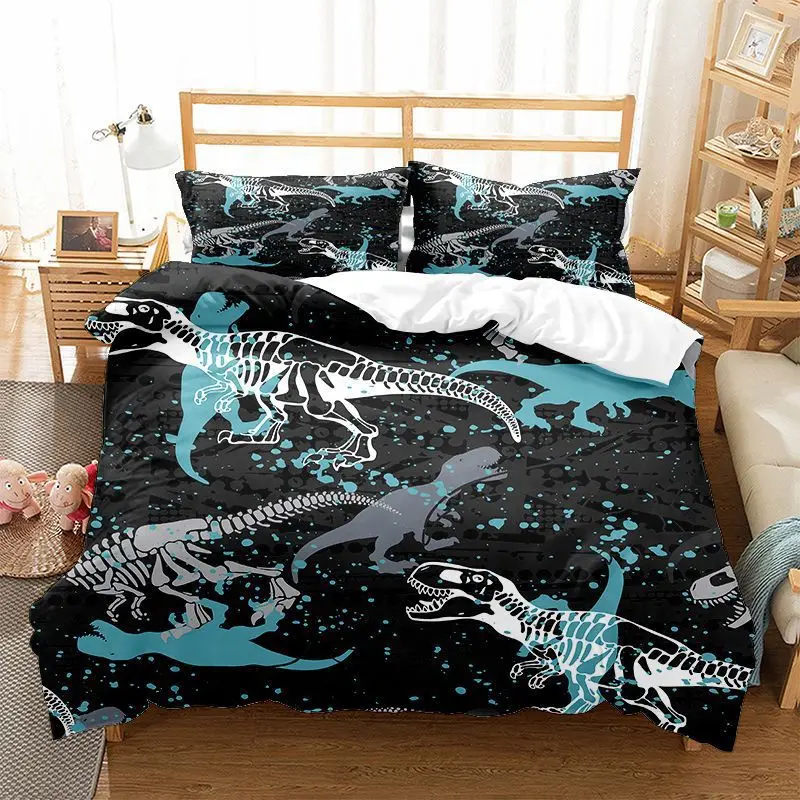 Roar Dinosaur Skeleton Bedding - Home Improvement Kids บทวิจารณ์และราคา