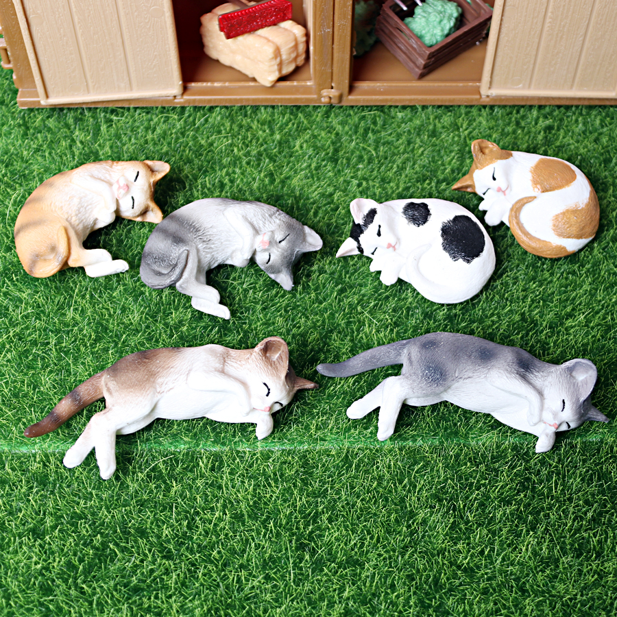 Realistic Cute Kitty Lazy Past - Home Improvement Kids บทวิจารณ์และราคา