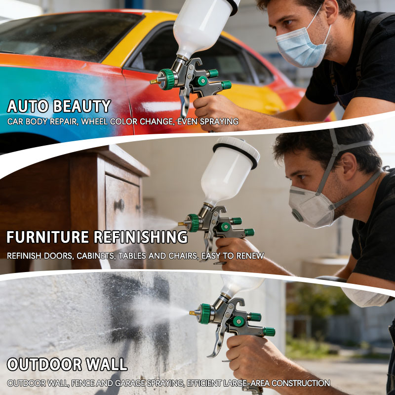 Pneumatic Air Spray Gun High A - Home Improvement Sales บทวิจารณ์และราคา