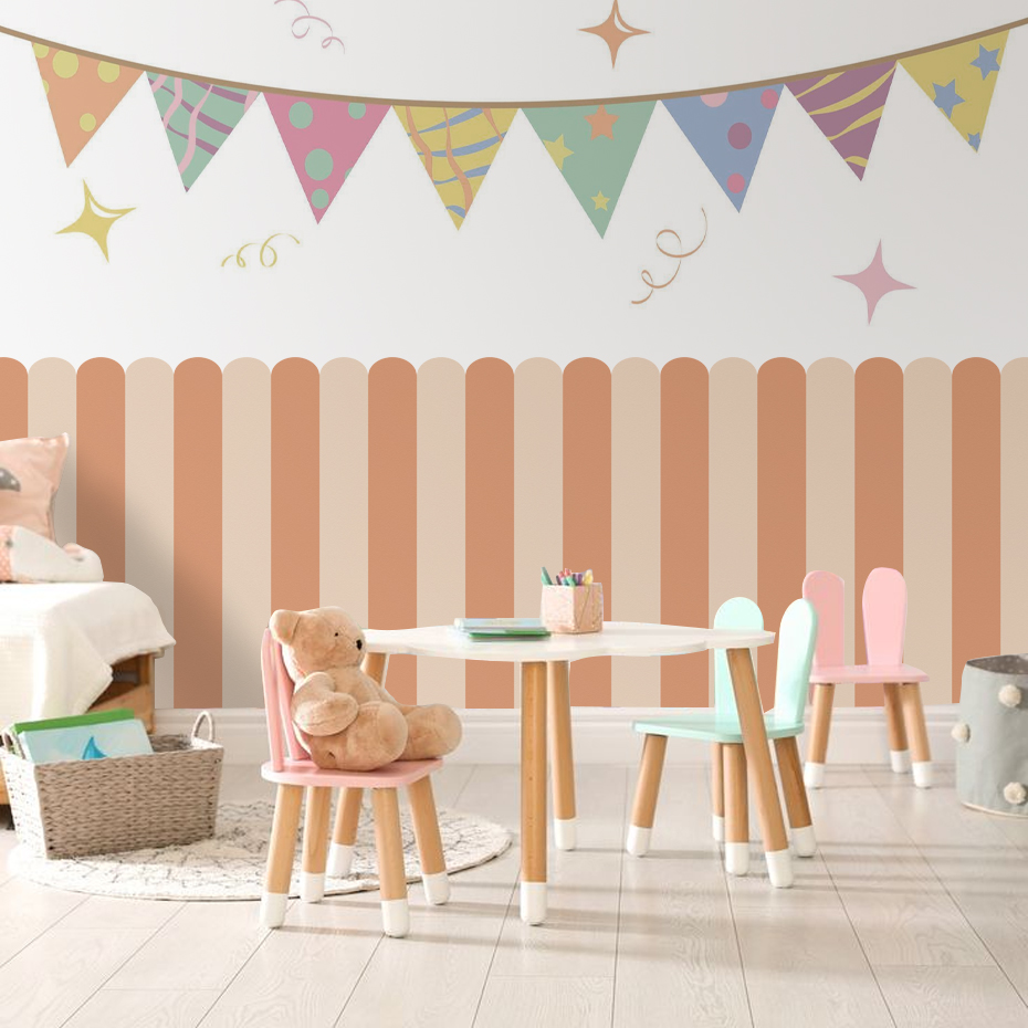 Multicolor Vertical Striped Ar - Home Improvement Kids บทวิจารณ์และราคา